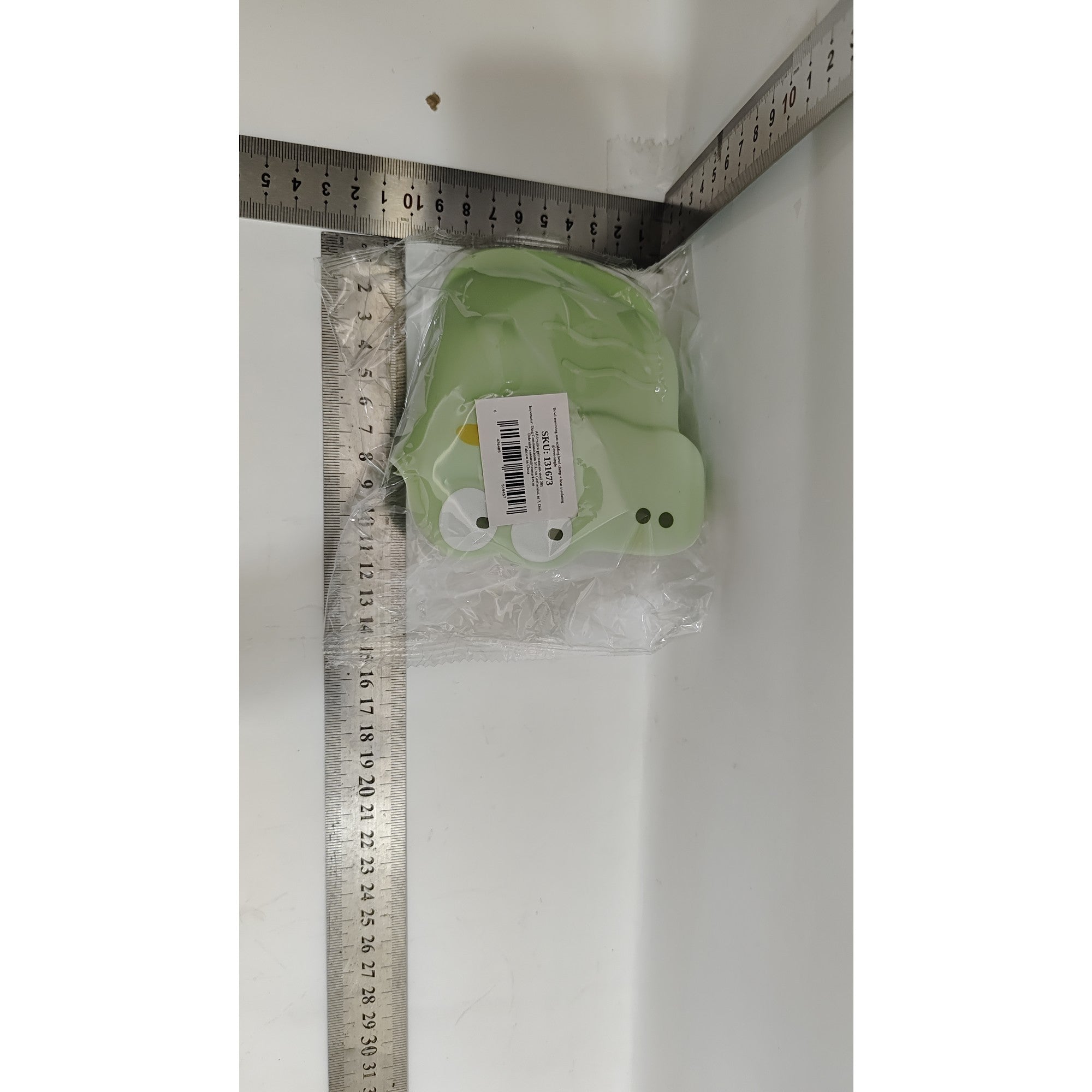 Manusa din Silicon pentru Cuptor, Anti-Alunecare, pentru Capace, Oale, Tigai, de Uz Casnic, Rezistent la Temperaturi Inalte, Model Animat, 10x12 cm, Verde