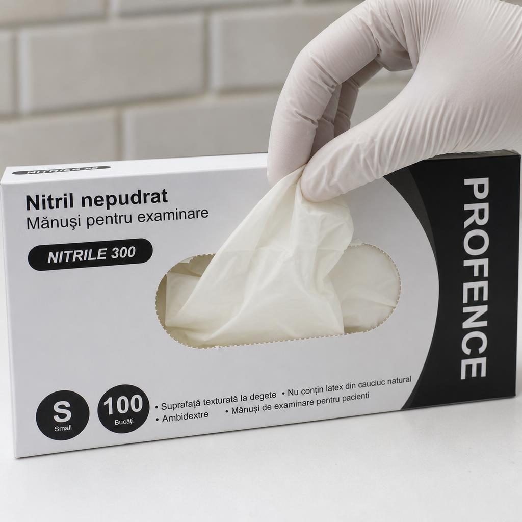 Manusi pentru Examinare, Profence, Nitril Nepudrate, 100 bucati