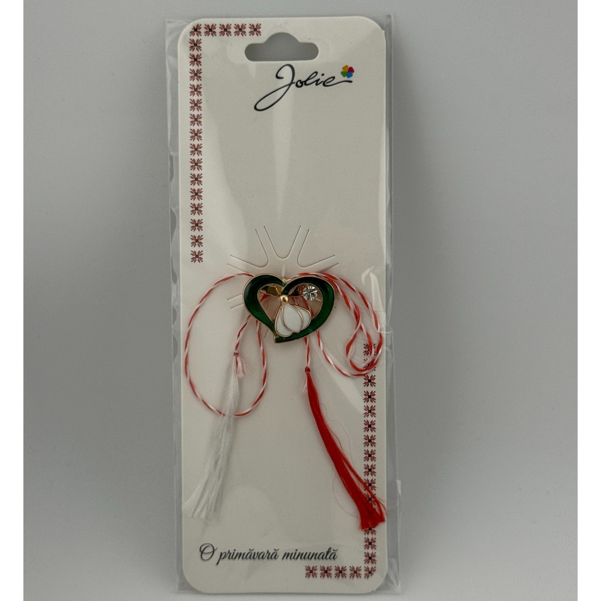 Martisor Brosa Primavara, Material Metal, Ambalaj Carton si Opp, Dimensiune Brosa aproximativ 2 - 3 cm, Model Traditional Ghiocel