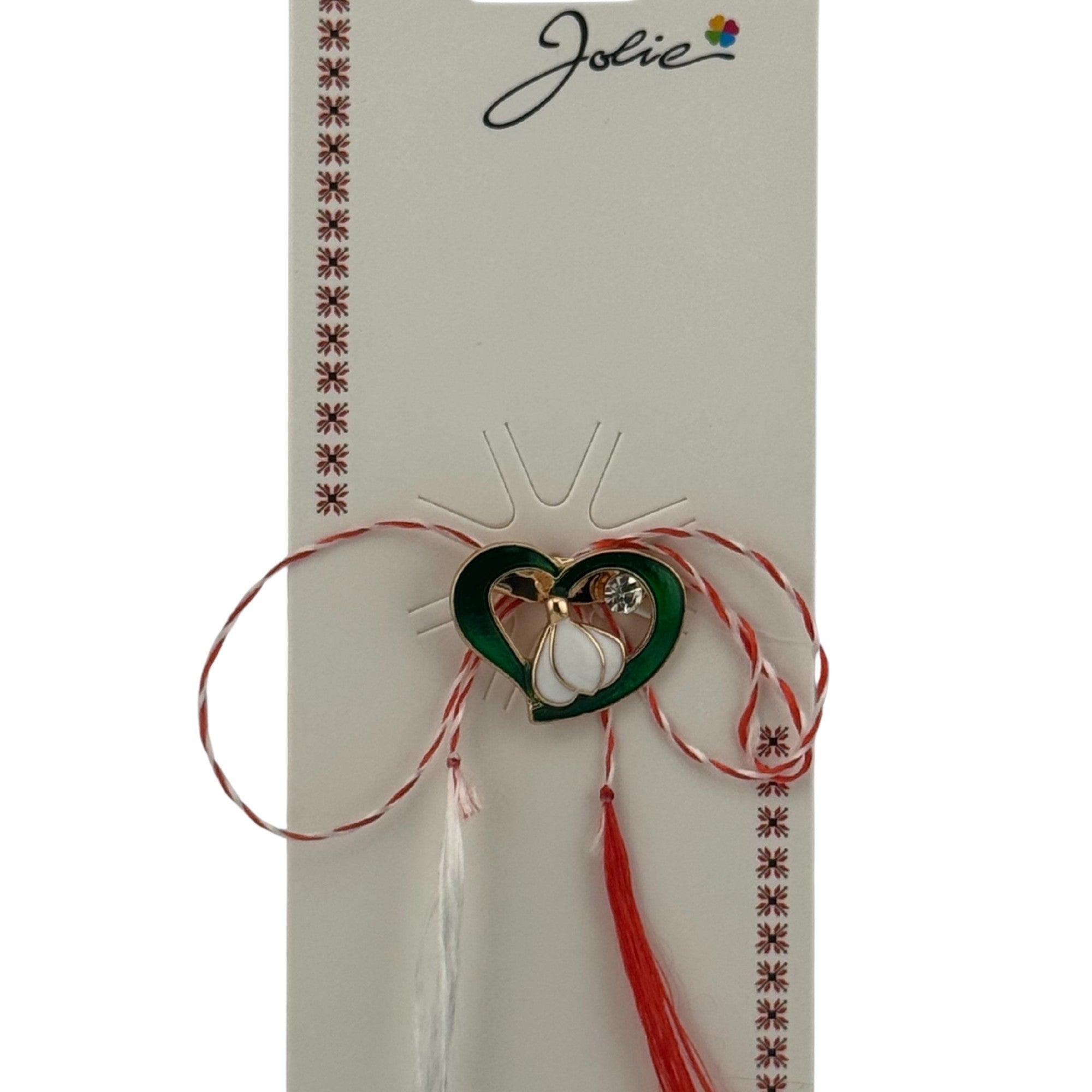 Martisor Brosa Primavara, Material Metal, Ambalaj Carton si Opp, Dimensiune Brosa aproximativ 2 - 3 cm, Model Traditional Ghiocel