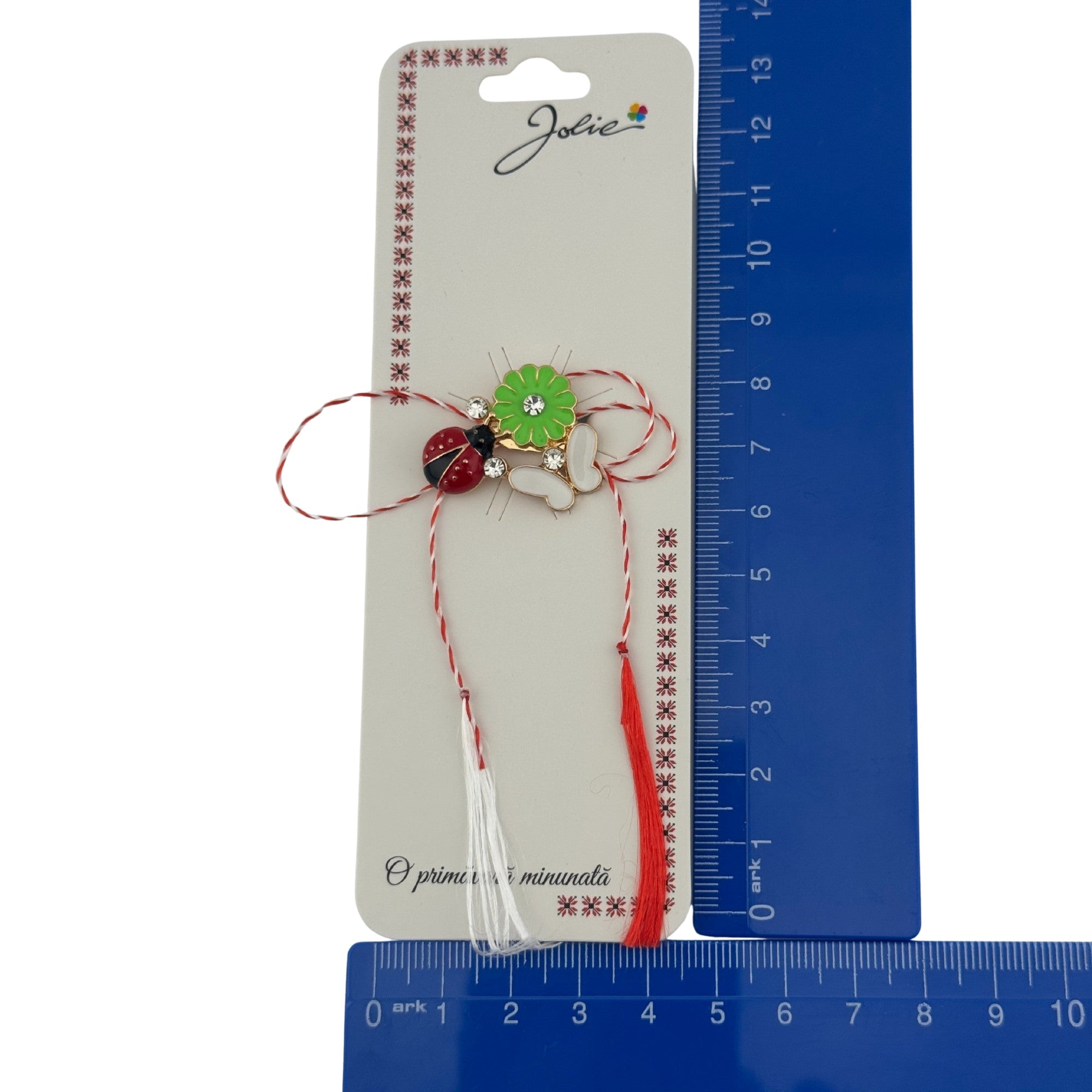 Martisor Brosa Primavara, Material Metal, Ambalaj Carton si Opp, Dimensiune Brosa aproximativ 2 - 3 cm, Model Traditional Floare, Fluture, Buburuza