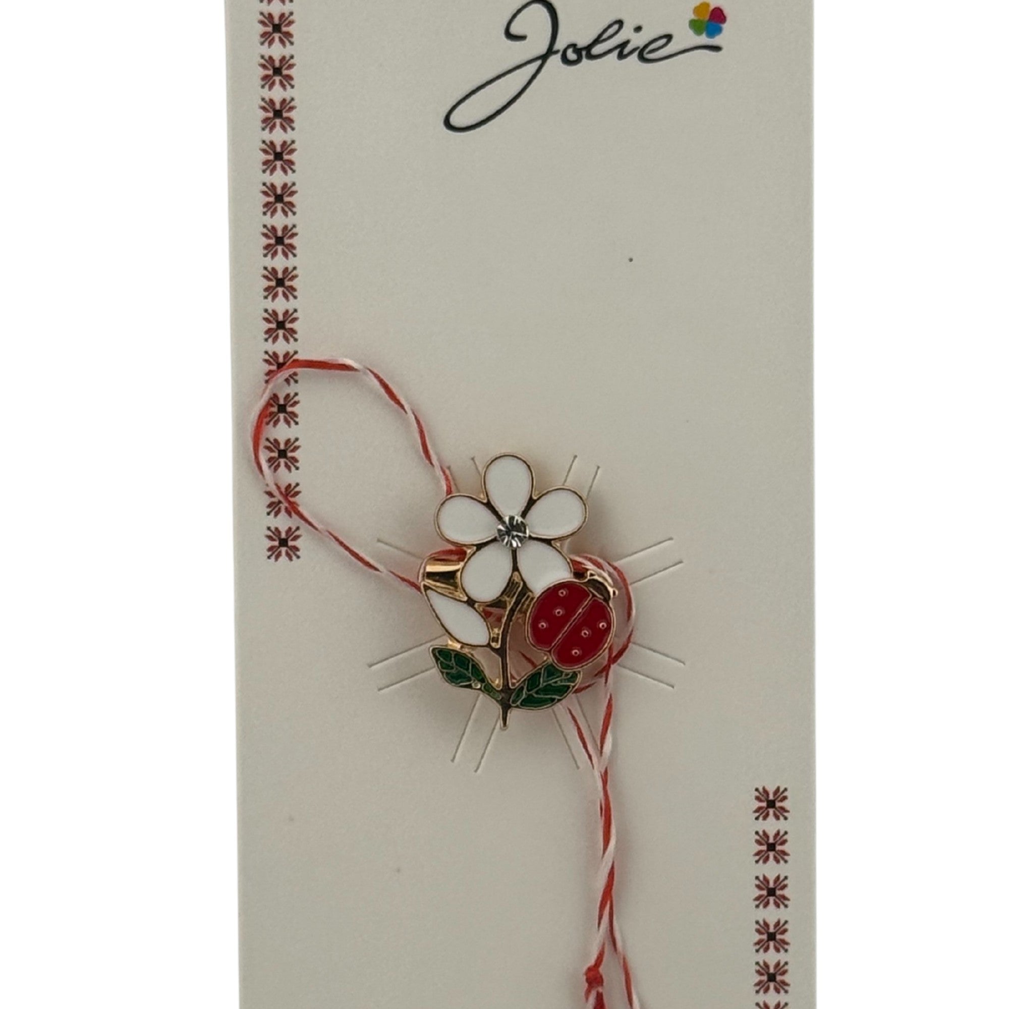 Martisor Brosa Primavara, Material Metal, Ambalaj Carton si Opp, Dimensiune Brosa aproximativ 2 - 3 cm, Model Floare
