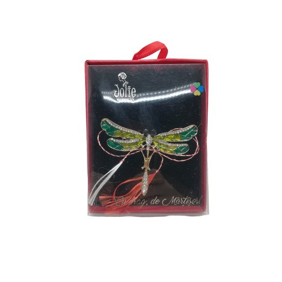 Martisor Brosa VINTAGE V2 Libelula 8cm x 10cm