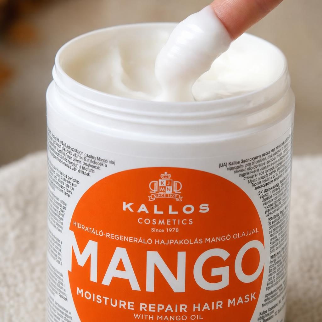 Masca pentru Par, Kallos, 1000 ml Mango