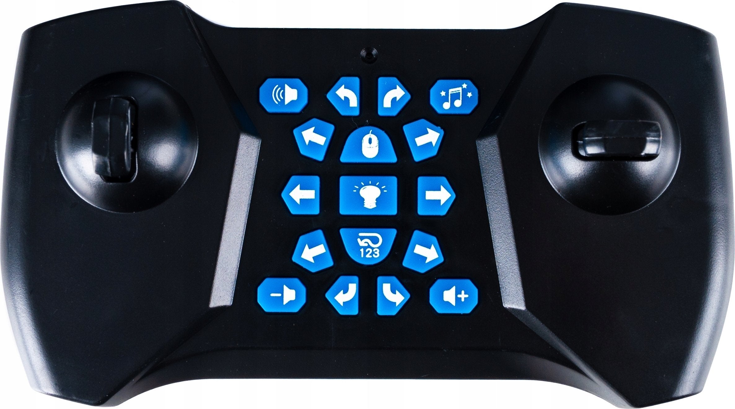 Masina teren 4x4 telecomandata cu role laterale, control gesturi si functie drift, 27x22x13 cm, negru