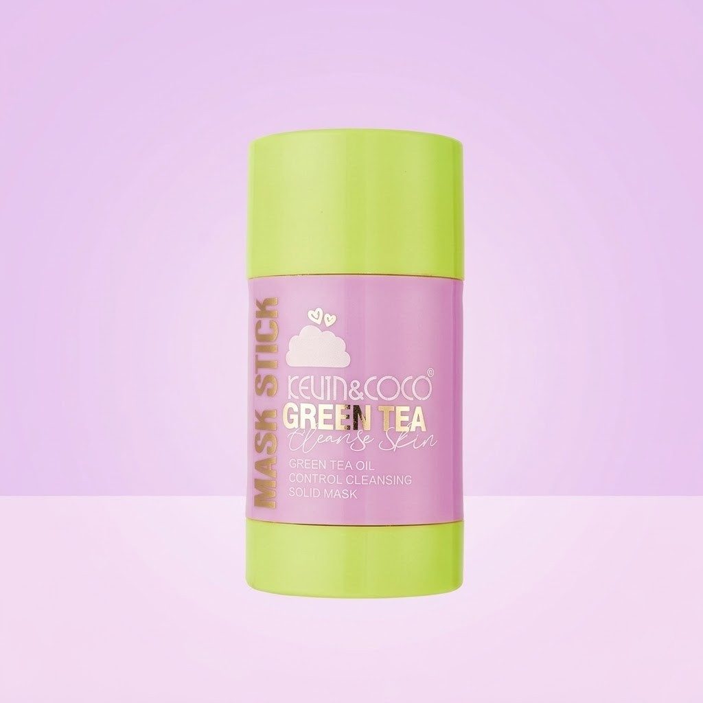 Masca Tip Stick, Kevin&Coco, Green Tea, 7.6x3.9x3.9cm, Roz