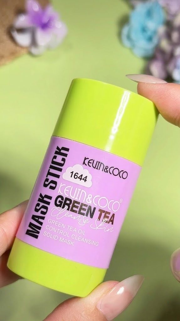 Masca Tip Stick, Kevin&Coco, Green Tea, 7.6x3.9x3.9cm, Roz