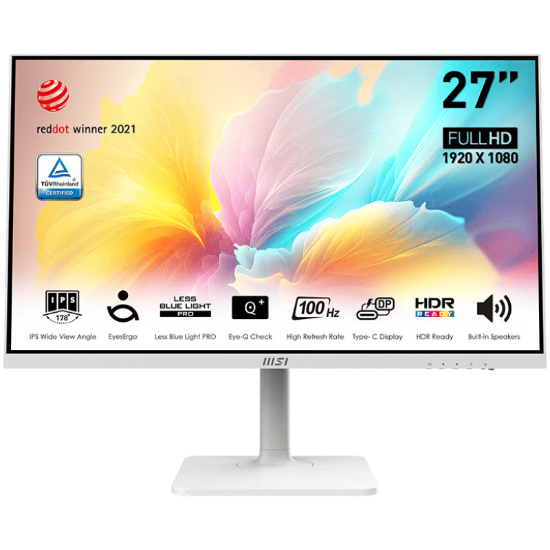 MONITOARE MSI - gaming MS-3PA4,MSI,ID1/White-White,27,Anti-Glare,Non- touch,IPS,FHD,LED,Flat,100Hz,1ms,16:9,EU,36M, +PIVOT/MD2, "MD2712PW"