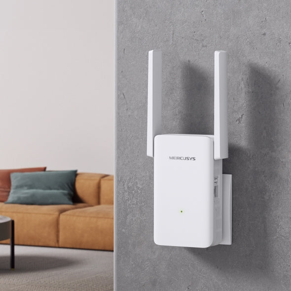 RANGE EXTENDER MERCUSYS AX3000, 1 x LAN Gigabit, Dual Band 2.4Ghz /5 Ghz, antena externa x 2, Wi-Fi 6 "ME80X"