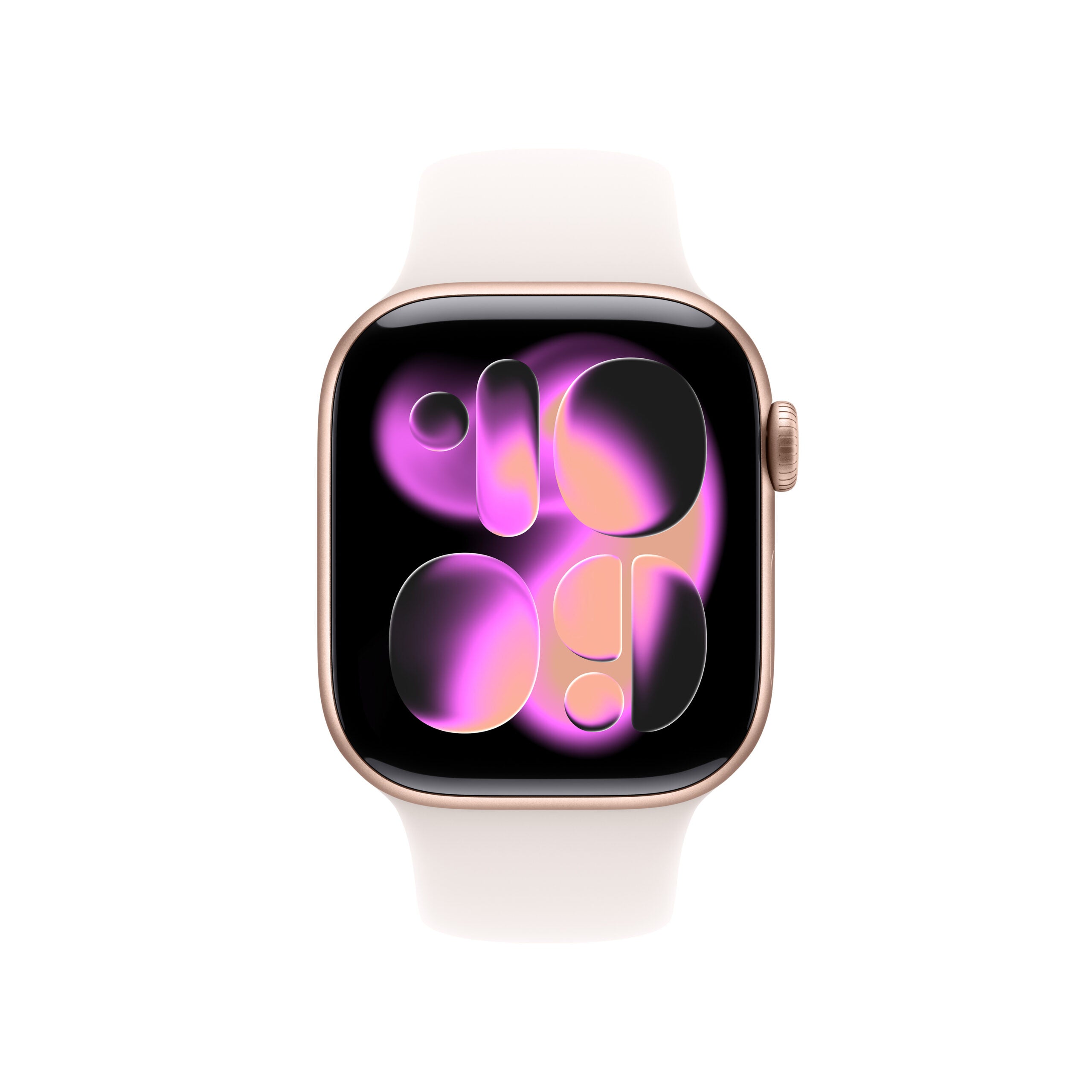 AW S11 42 GPS RoseG Alum LBlush Band M/L "MEU44ET/A"