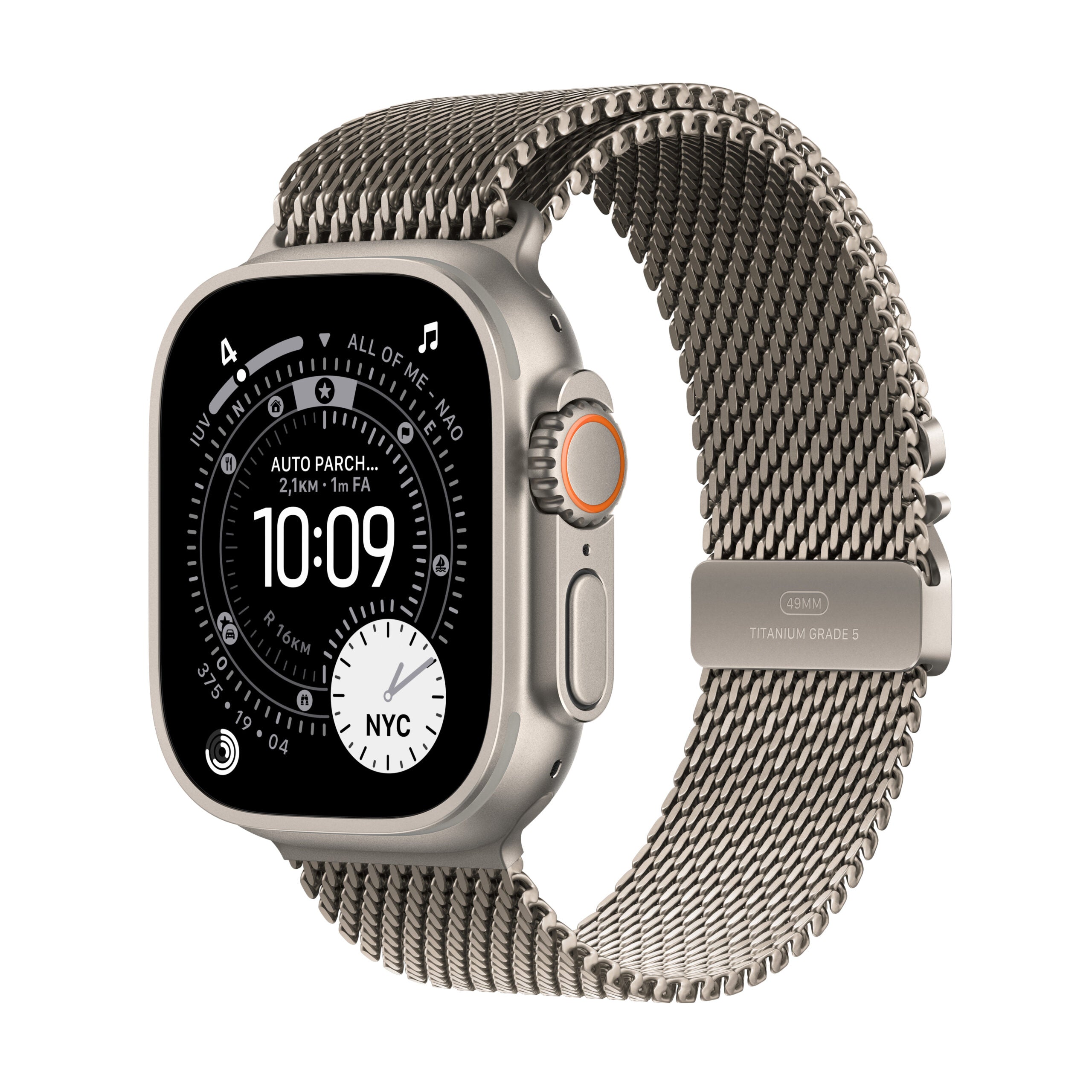 AW U3 49 Nat Titan Milanese Larg "MF0E4QP/A"
