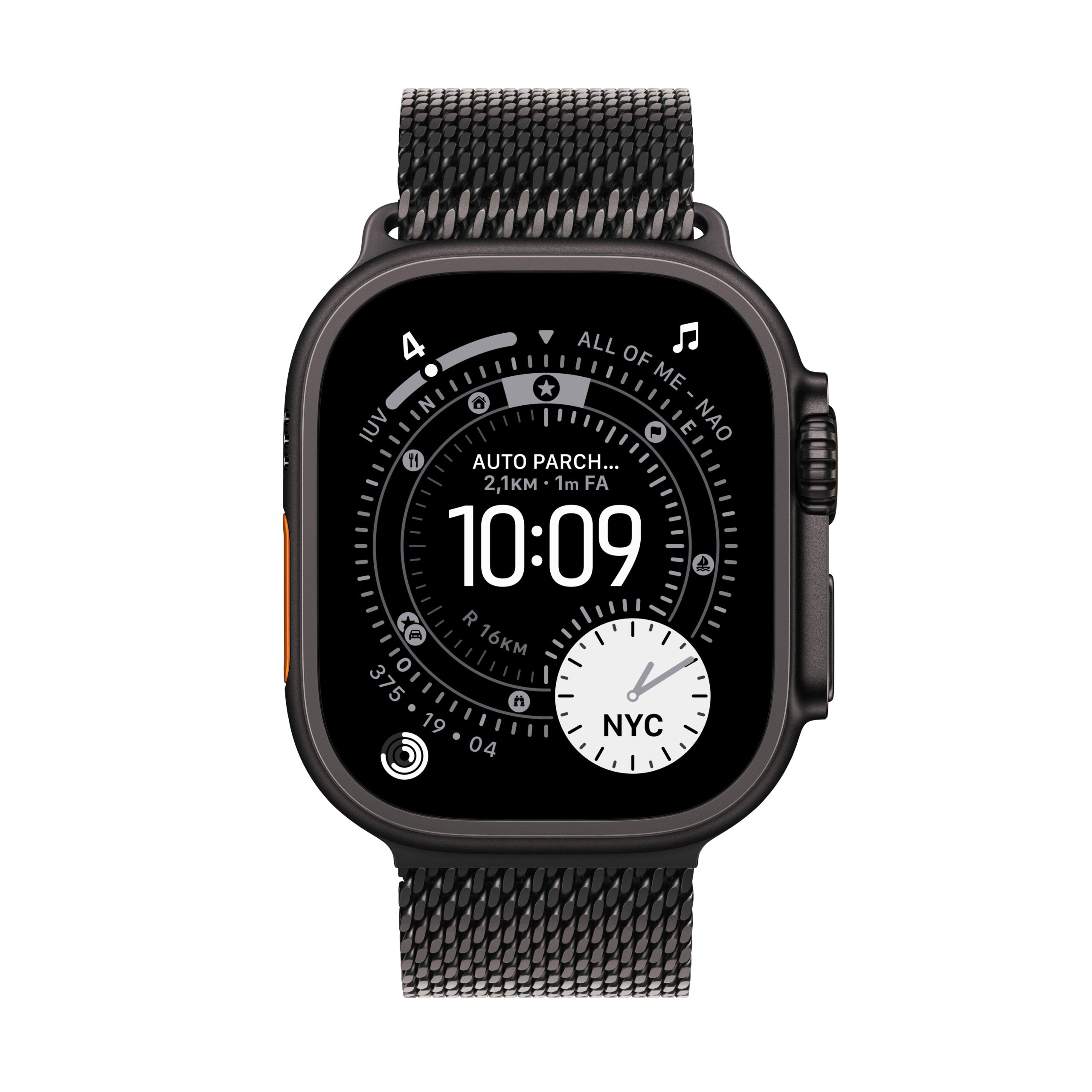 AW U3 49 Black Titan Milanese Small "MF1N4QP/A"