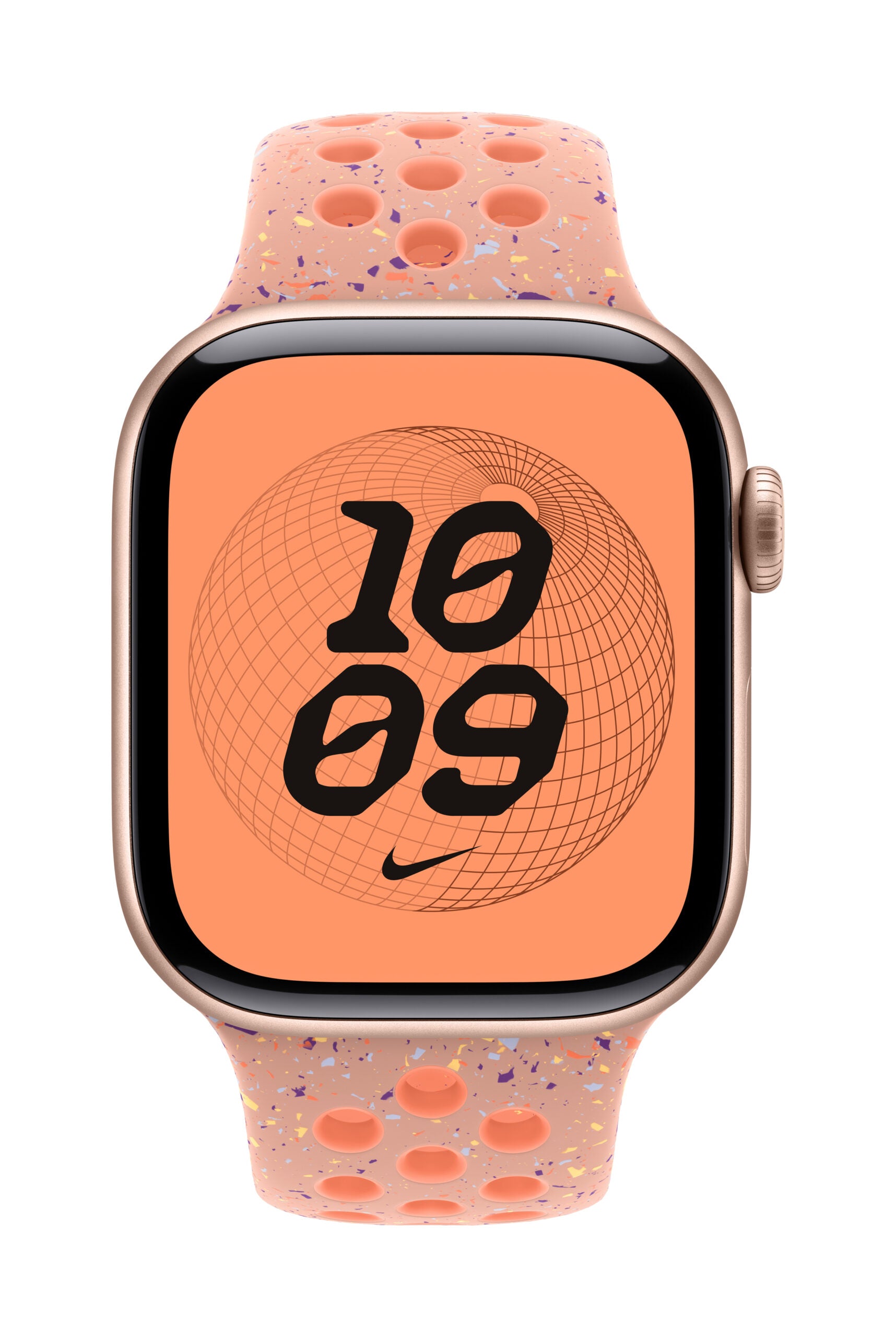 AW BAND 42MM NIKE SPORT ALPENGLOW PK M/L "MGAU4ZM/A"