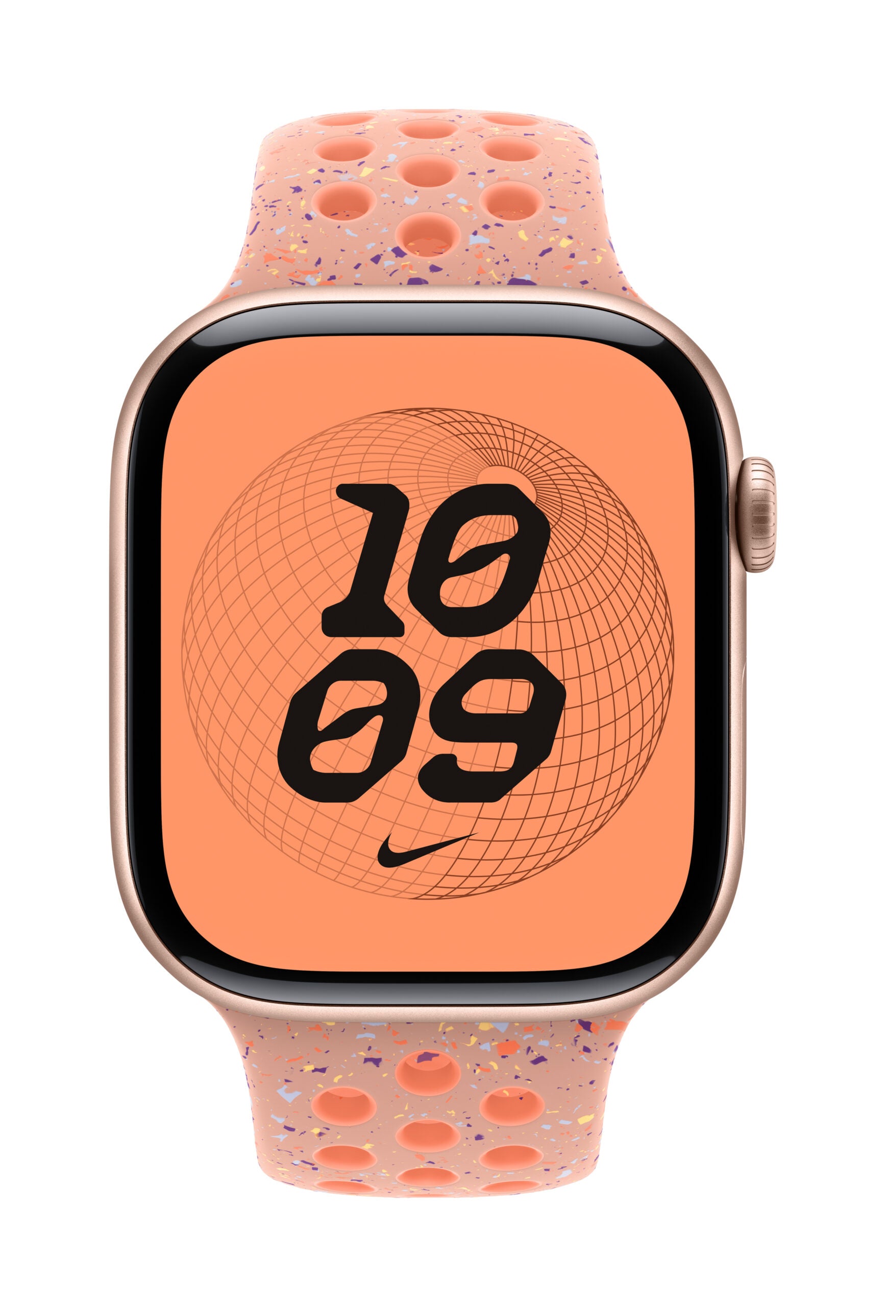 AW BAND 46MM NIKE SPORT ALPENGLOW PK S/M "MGC64ZM/A"