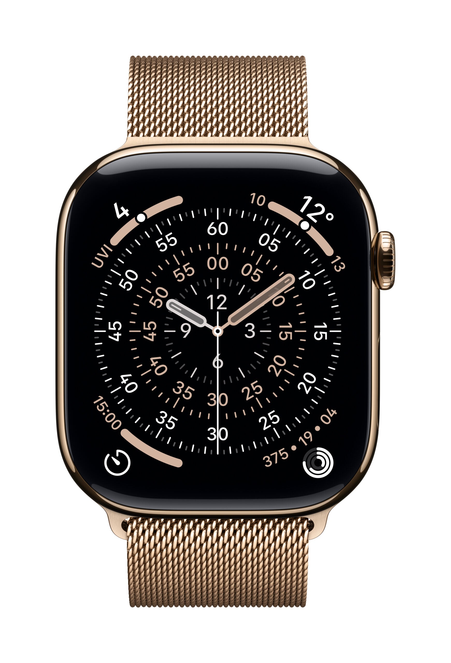 AW BAND 46MM MILANESE GOLD M/L "MGJ54ZM/A"