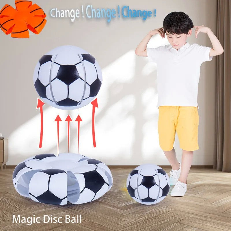 Minge UFO fotblal cu deformare, diametru 8 cm, 3 ani +, interactiva, minge magică OZN zburator, minge zburătoare