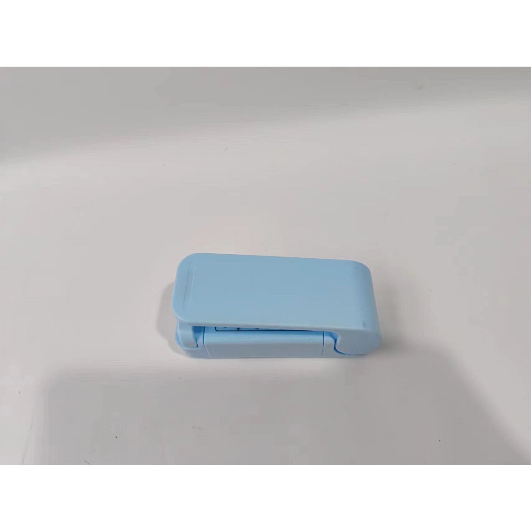 Mini Aparat de Sigilat Pungi cu Baterii, Etansare prin Caldura, Spate Magnetic, Portabil, 9.7x3 cm, Albastru