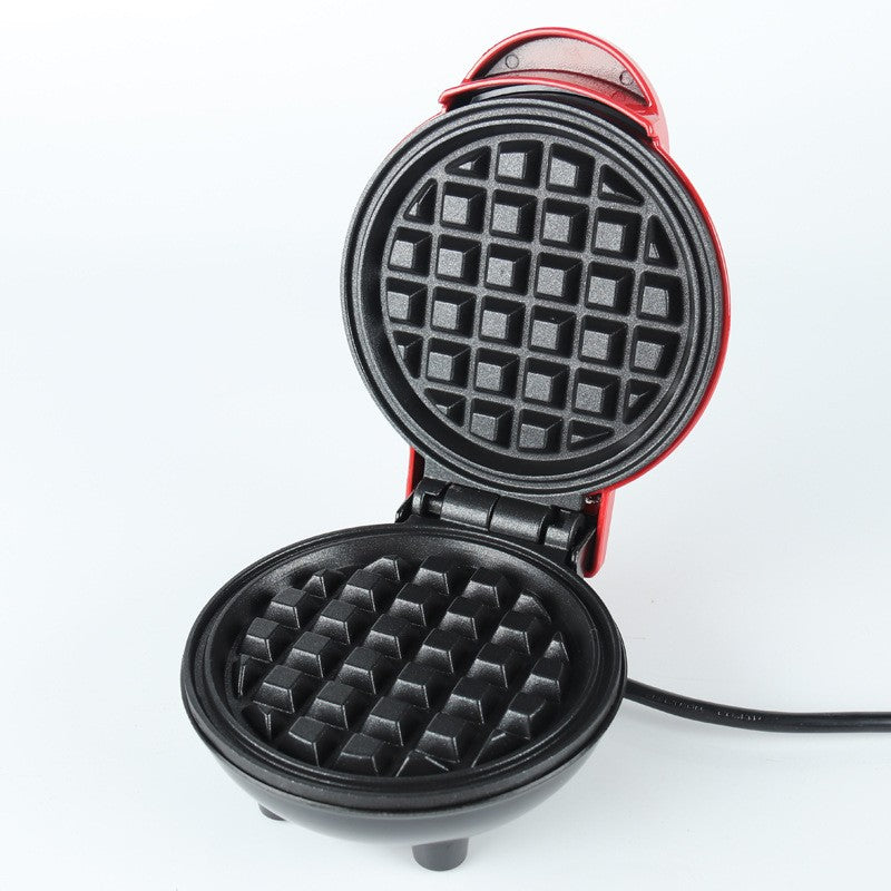 Mini Aparat de Vafe, Multifunctional, Pentru Casa si Calatorii, Compact, Usor de Transportat si Depozitat, 18x14.5x9.3 cm, Rosu