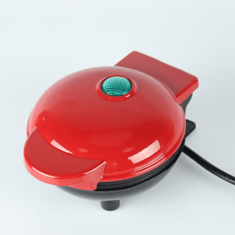 Mini Aparat de Vafe, Multifunctional, Pentru Casa si Calatorii, Compact, Usor de Transportat si Depozitat, 18x14.5x9.3 cm, Rosu
