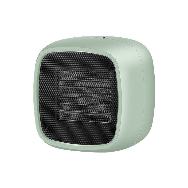 Mini radiator electric portabil, 800 W, 2 trepte, 150x120x175 mm, verde