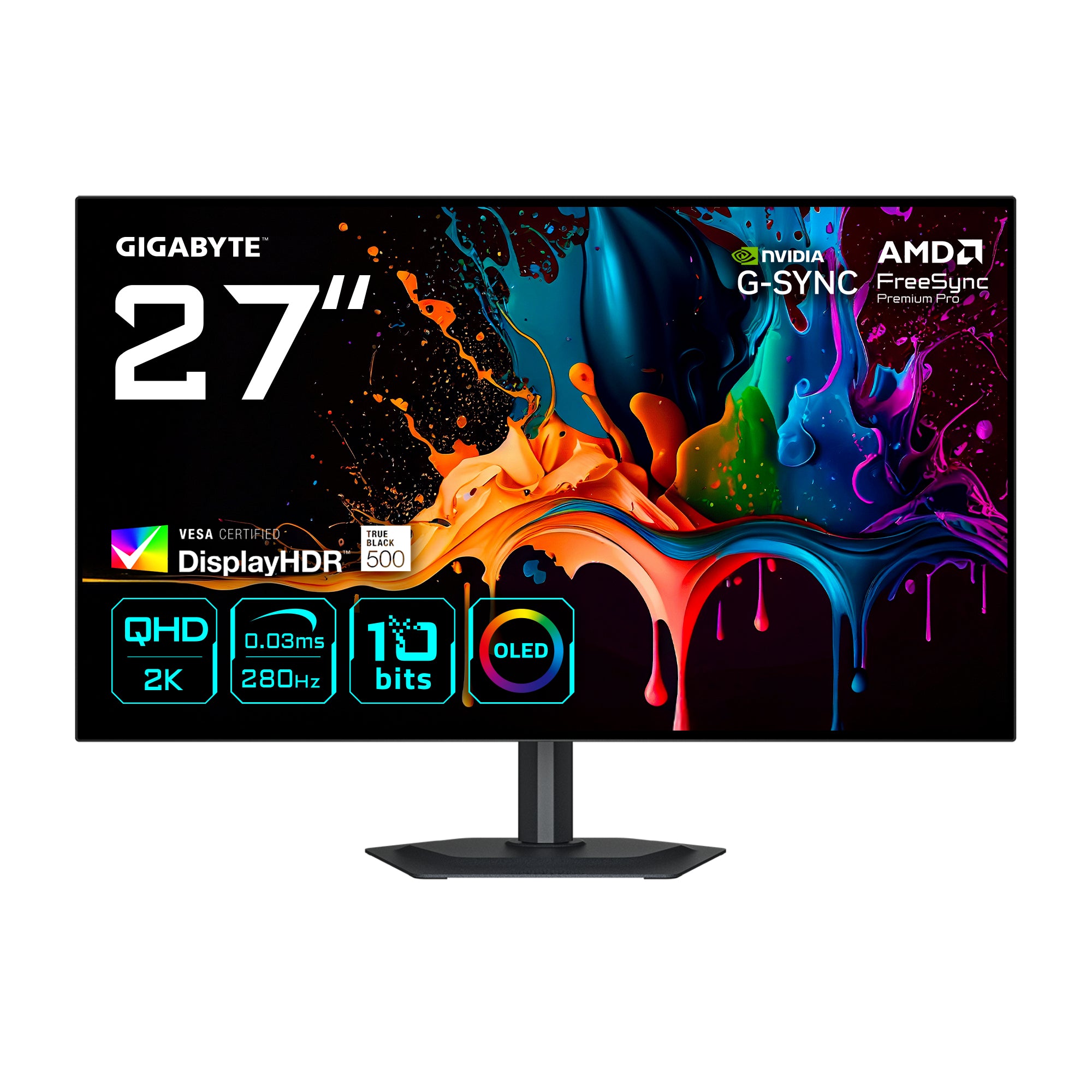 Gaming MO27Q28G 27 inch QHD WOLED 0.03 ms 280 Hz USB-C HDR G-Sync Compatible "MO27Q28G"