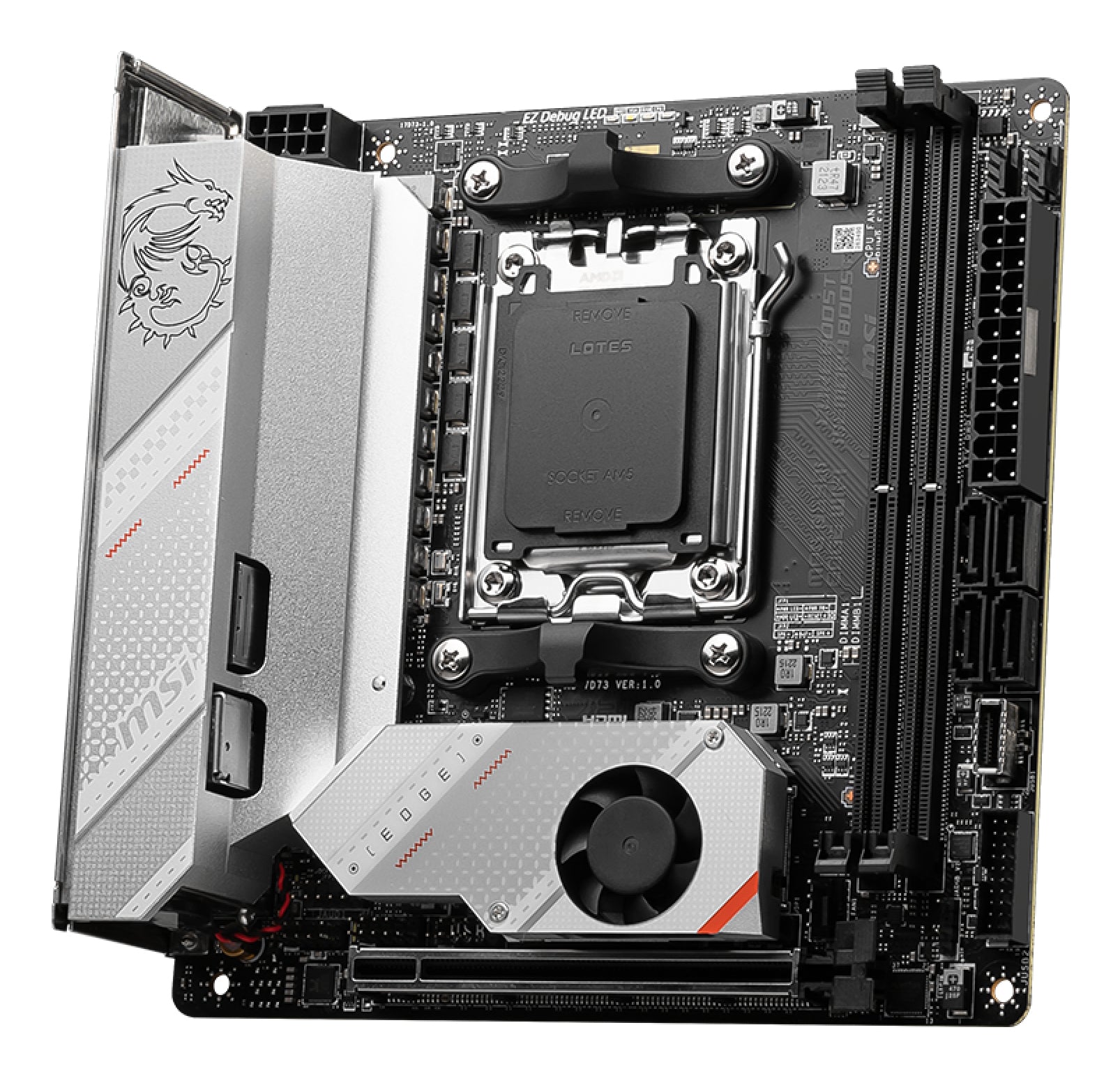 Placa de baza MPG B650I EDGE WIFI AM5 2DDR5 mini-ITX "MPG B650I EDGE WIFI"