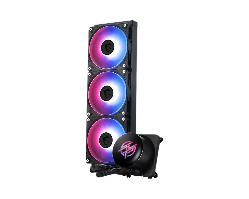 Cooler Lichid MSI MPG CORELIQUID P13 360, Racire cu lichid, AIO 360mm, ARGB, Intel/ AMD, Negru 