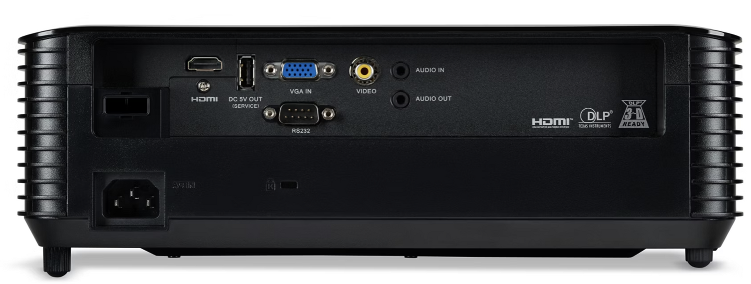 Acer X1228, DLP, WXGA, 1280 x 800, 5000 lm, 4:3, HDMI, VGA, Boxe 3W, Negru "MR.JXD11.001"