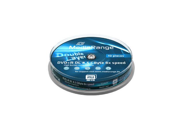 MediaRange DVD+R Double Layer 8.5GB 8x Cake10 "MR466" – Blank-uri