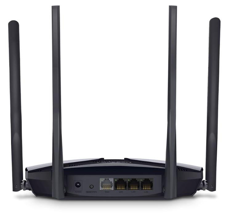 ROUTER MERCUSYS, AX1500, 1× Gigabit WAN + 2× Gigabit LAN, Wi-Fi 6, "MR60X"