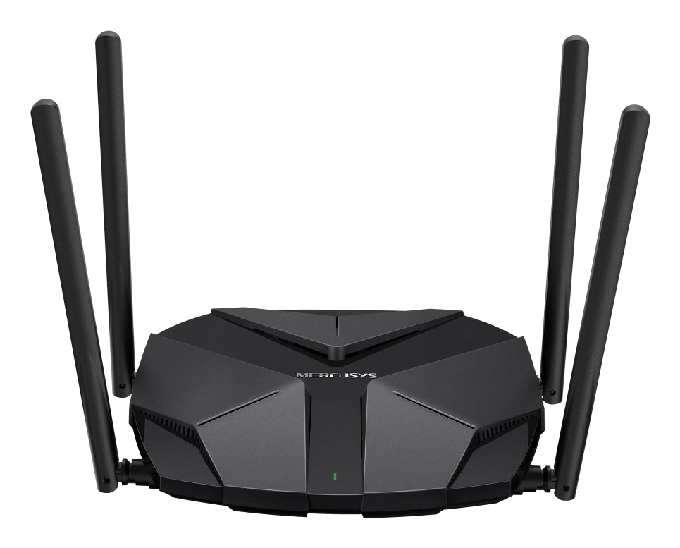 ROUTER MERCUSYS, AX3000, 1× 2.5 Gbps WAN port, 1× 2.5 Gbps LAN port si 3× GE LAN, dual band 2.4 / 5 Ghz, 4 x antene externe, "MR85X"