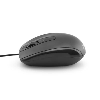 MediaRange Corded 3-button optical mouse, black "MROS211"