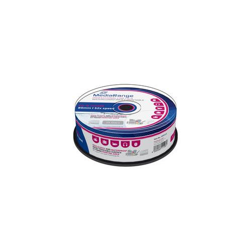 MediaRange CD-R 700MB|80min, fullsurface ink printable, Cake 25 "MRPL512" – Blank-uri