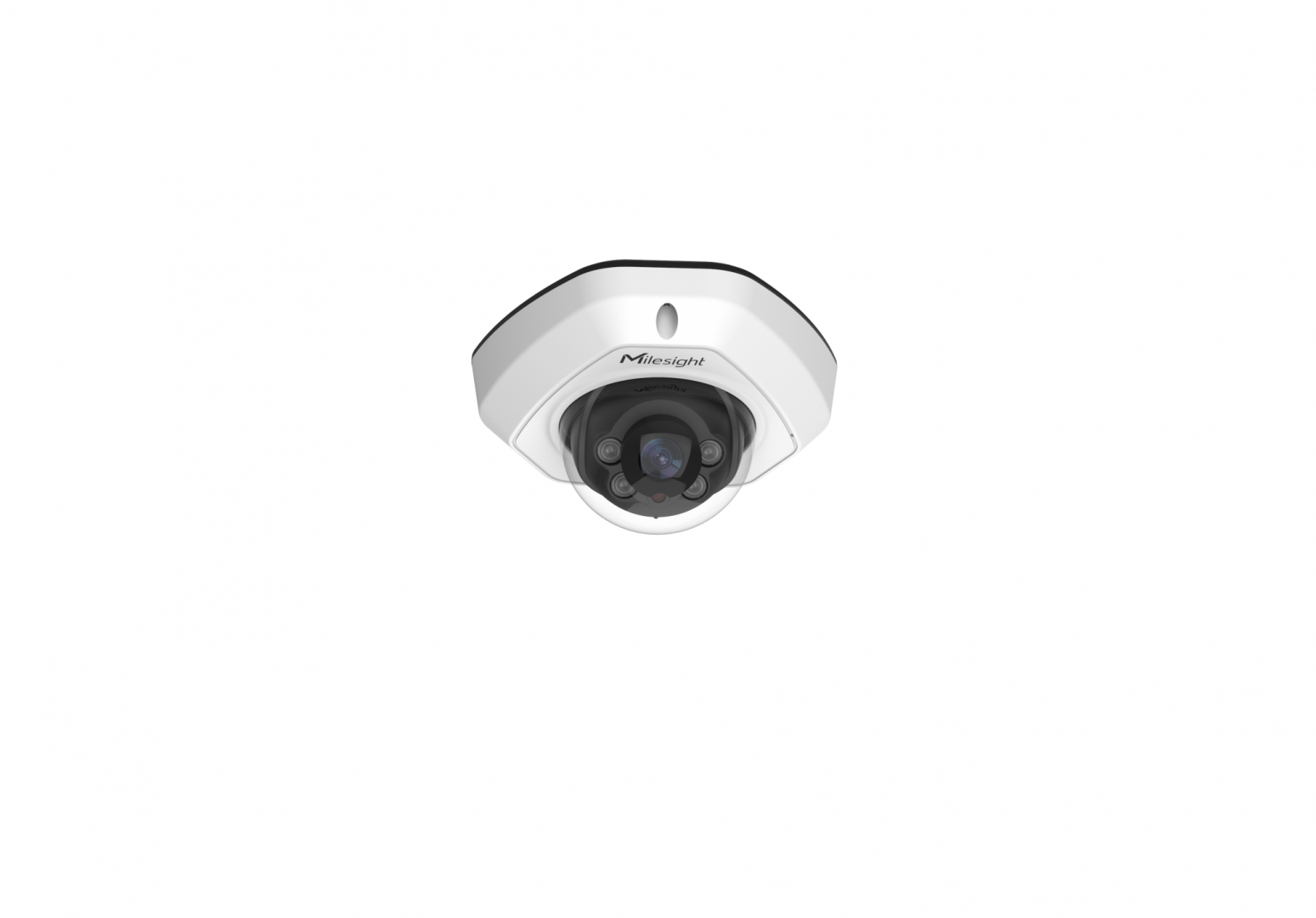 CAMERA IP Milesight, mini dome pt. exterior, dist. IR 30 m, tip lentila fixa 2.8 mm, 8 Mpx, microfon, PoE, carcasa metal, slot SD card, "MS-C8173-PD"