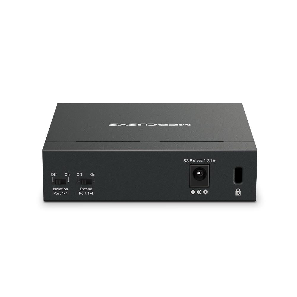 SWITCH PoE MERCUSYS 5 porturi din care 4-Port PoE+, metalic "MS105GP"