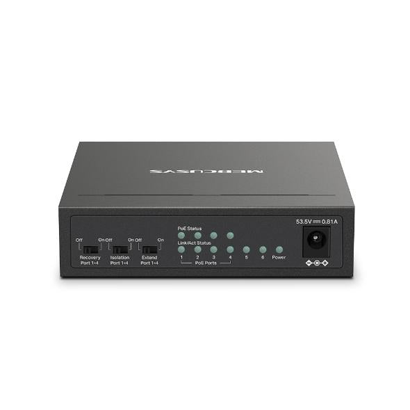 SWITCH MERCUSYS 6 porturi 10/100Mbps (dintre care 4 porturi PoE+) "MS106LP"