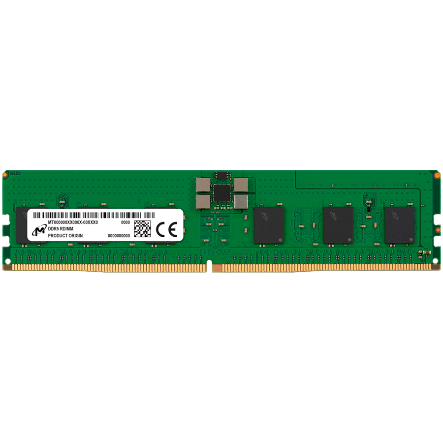 Micron DDR5 RDIMM 16GB 1Rx8 4800 CL40 (16Gbit) (Single Pack), EAN: 649528937025 