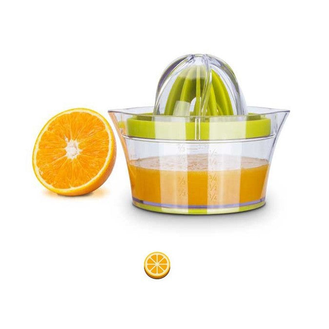 Storcator de Fructe 2 in 1, cu Razatoare si Separator Ou, 14.8 x 8 x 13 cm, Verde