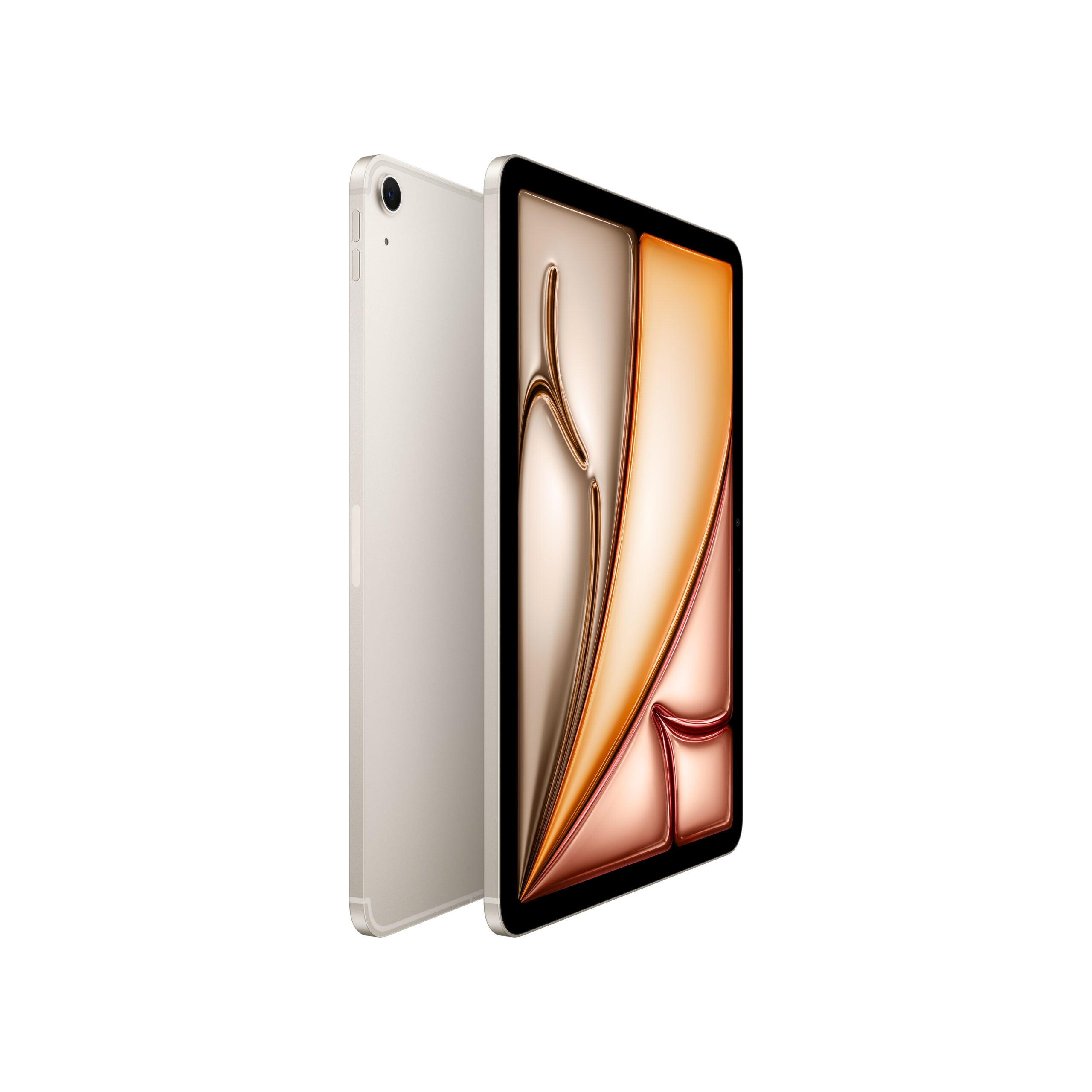 Tableta Apple iPad Air 11 (2024) + Cellular, Procesor Apple M2 Octa-Core, Ecran Liquid Retina Multi-Touch IPS 11", 8GB RAM, 512GB Flash, 12MP, Wi-Fi, Bluetooth, 5G, iPadOS (Argintiu) "MUXP3HC/A" (timbru verde 0.9 lei)