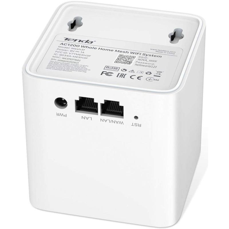 MESH Tenda, AC1200, 2 porturi 10/100 Mbps RJ45, 2 antene interne, IEEE802.11a/b/g/n/ac, acoperire 300m,
