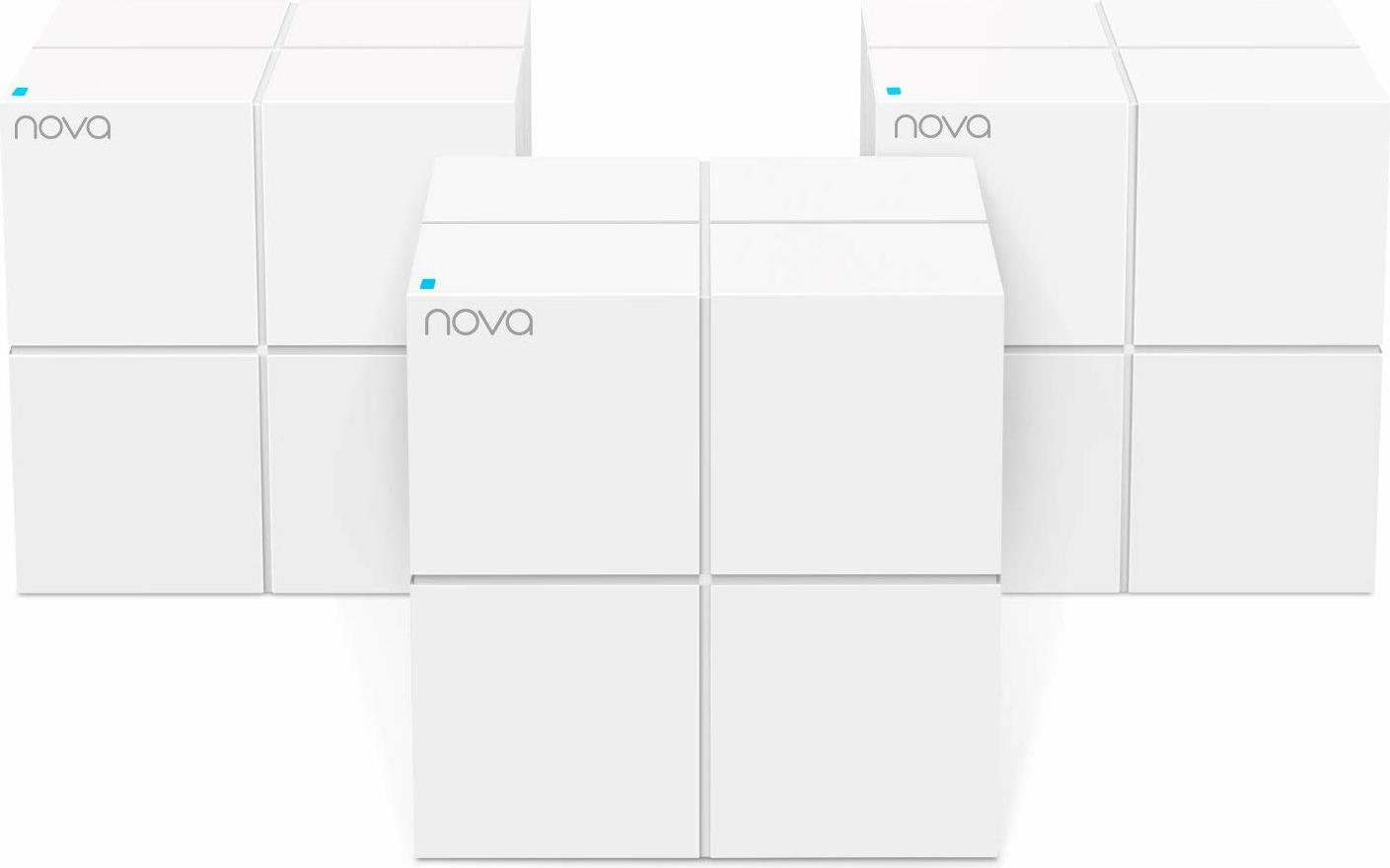 MESH TENDA Sistem wireless, AC1200. 1 x 10/100/1000Mbps WAN, 1 x 10/100/1000Mbps LAN on primary, dual-band AC1200Mbps (867+300), NOVA "MW6 3pack"