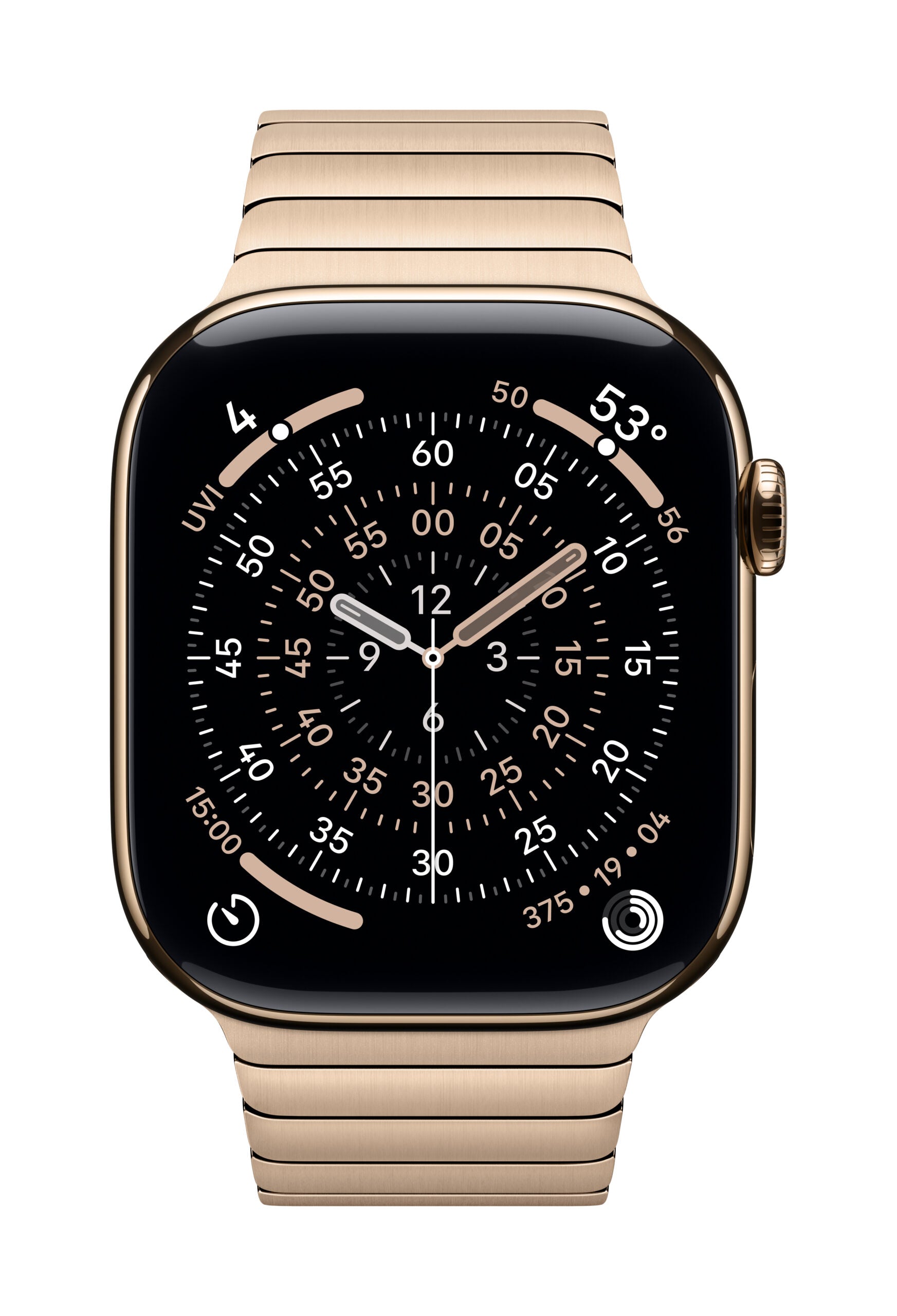 APPLE WATCH 46 GOLD LINK BRACELET-ZML "MXMH3ZM/A"
