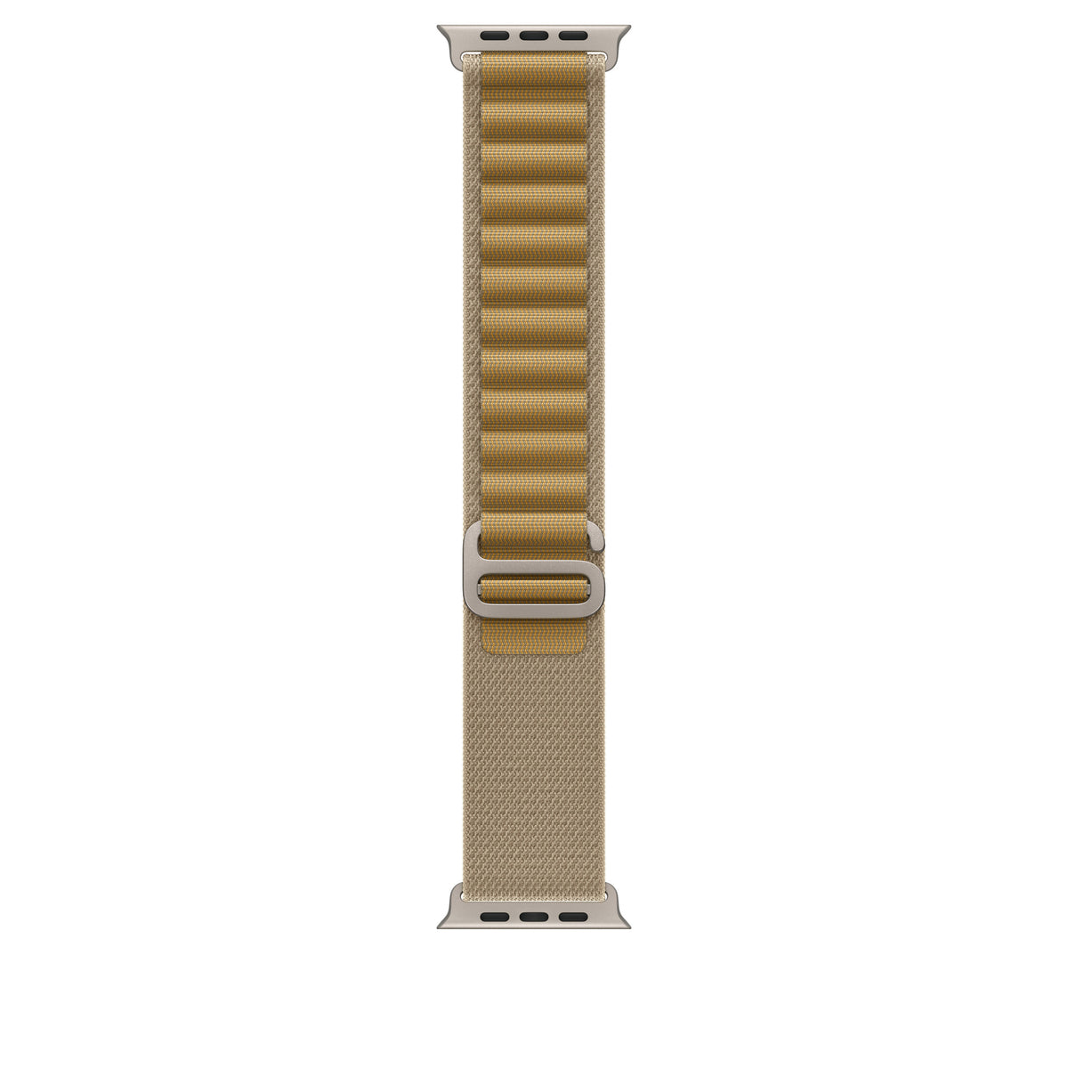Curea Smartwatch Apple MXN13ZM/A pentru Watch 49mm, Alpine Loop, Small (Bej) 