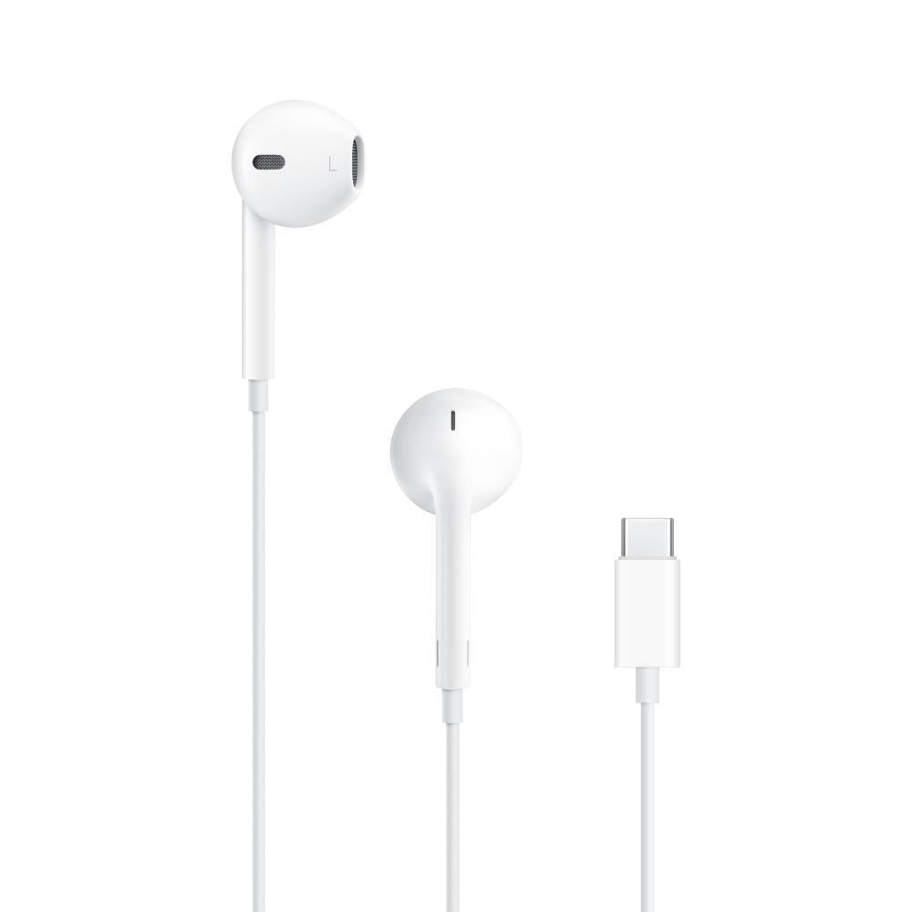 CASTI Apple EarPods, pt. smartphone, cu fir, intraauriculare - butoni, microfon pe fir, conectare prin USB Type-C, alb, "myqy3zm/a"