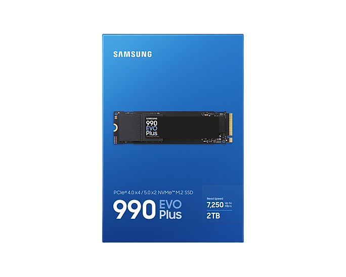 SSD Samsung, 990 EVO Plus - 2TB - NVMe - M.2 "MZ-V9S2T0BW"