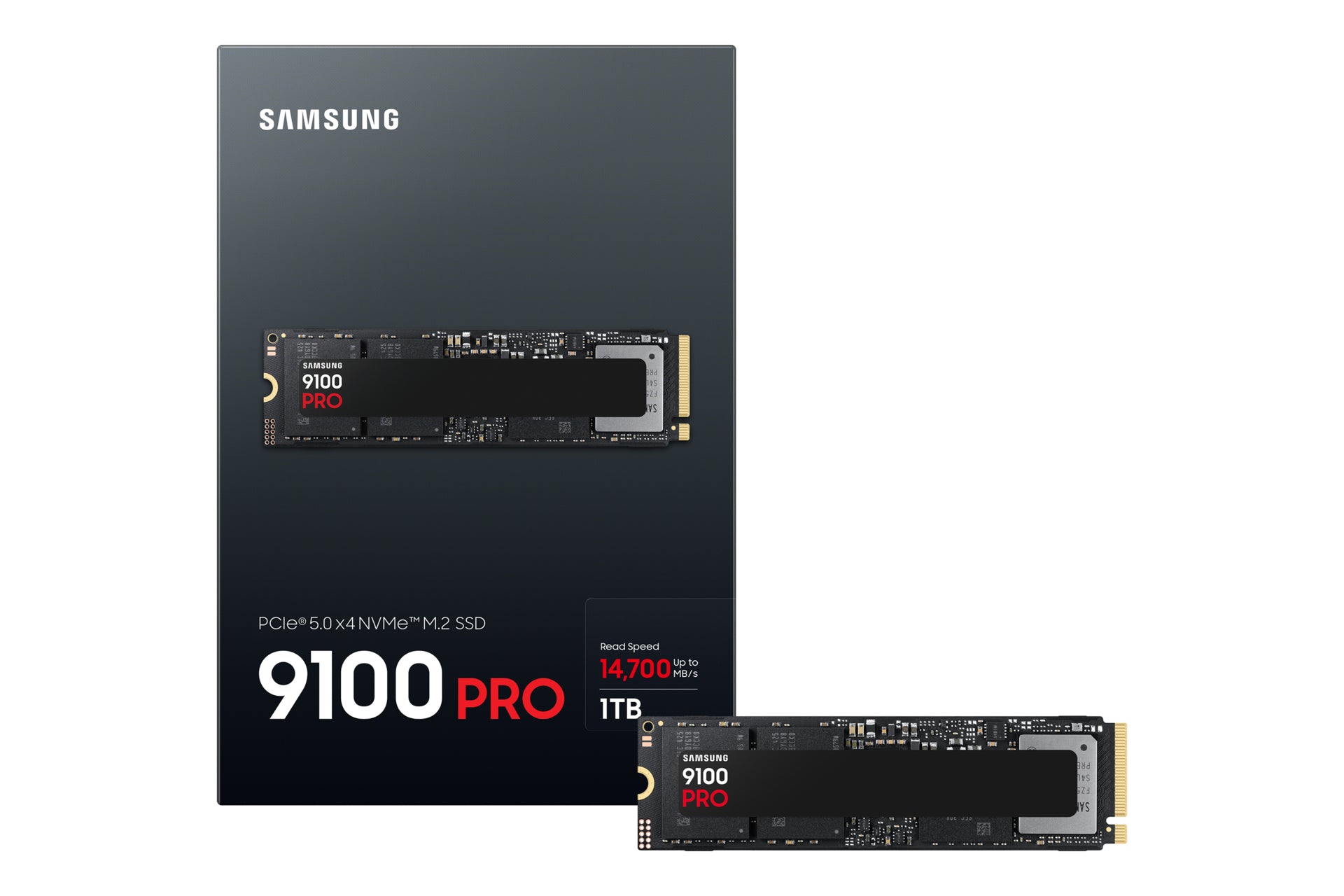 SSD Samsung 9100 PRO 1TB PCI Express 5.0 x4 M.2 2280 "MZ-VAP1T0BW"