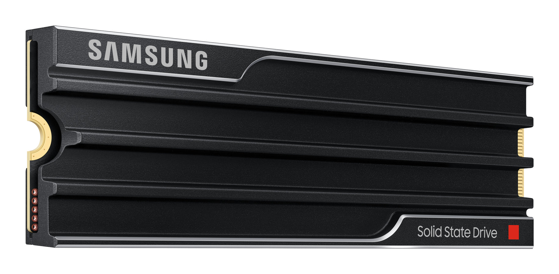 SAMSUNG 9100 PRO SSD Heatsink NVMe M.2 1TB PCIe 5.0 14.700 MB/s Read 13.300 MB/s Write Internal SSD for PC-Gaming and video editing "MZ-VAP1T0CW"