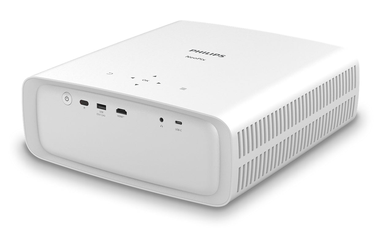 Videoproiector LED Philips NeoPix 750, 1080pWi-Fi 2.4GHz + 5GHz, Bluetooth 4.2, Alb "N-750"