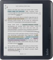 Kobo Libra Colour e-Book Reader|E Ink touchscreen 7 inch|1680xxxx1264|32GB|1GHz|0.215kg|Wireless|Comfort Light PRO|IPX8 - up to 60 mins in 2 metres of water|Bk "N428-KU-BK-K-CK"
