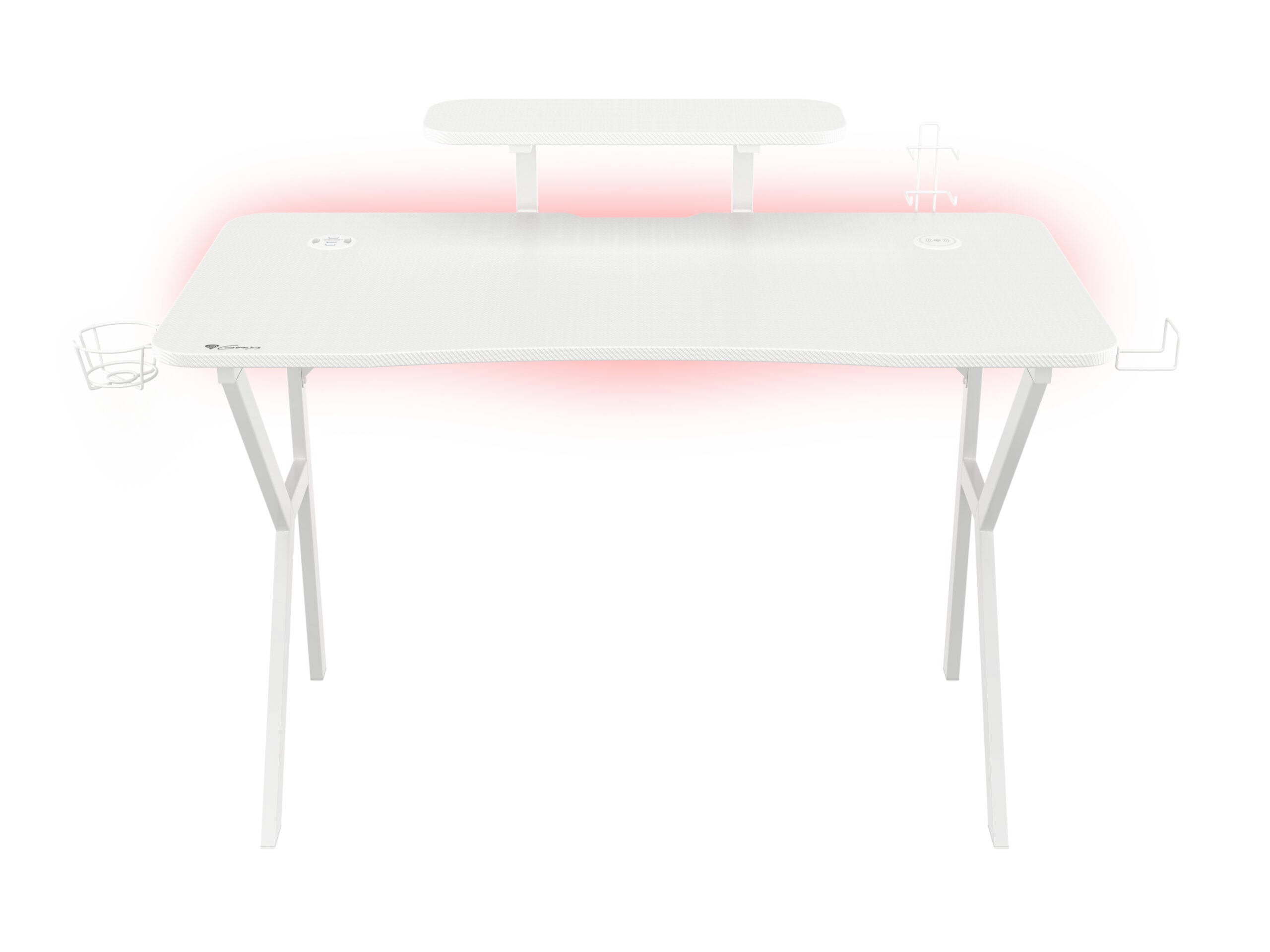 Birou gaming Genesis Holm 320 RGB alb "NDS-1802"